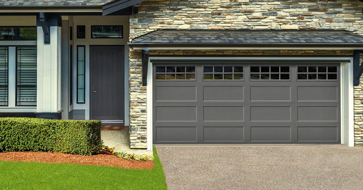 garage door recessed panel