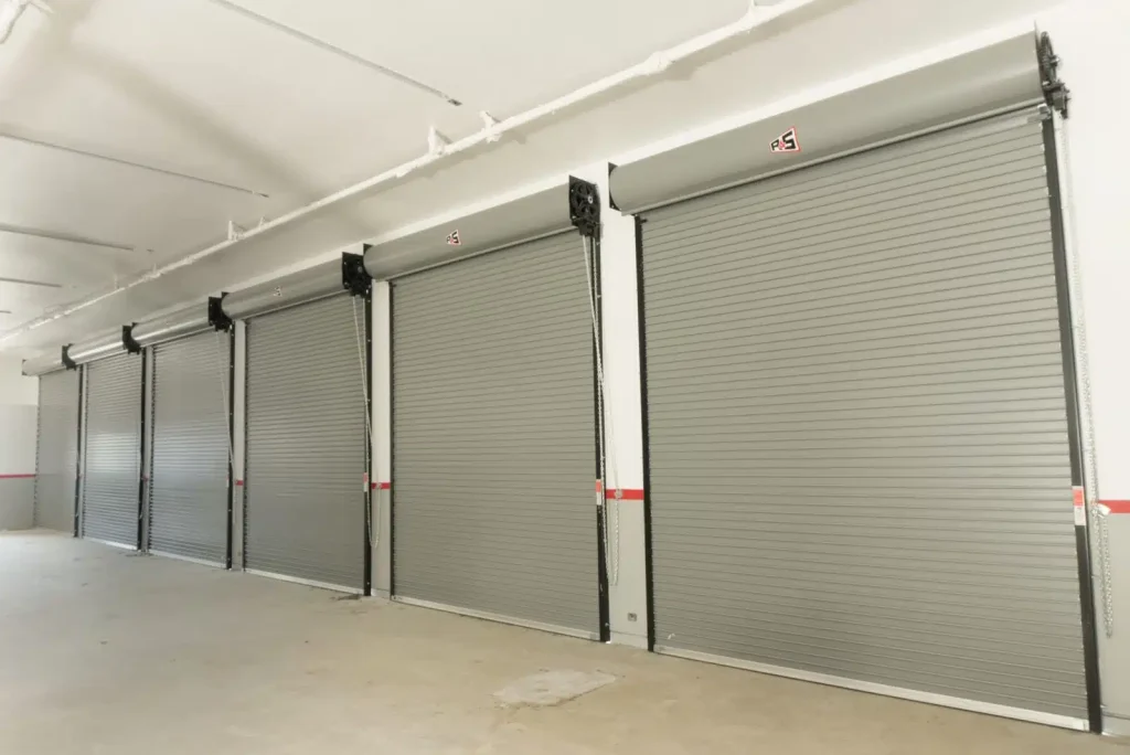 Commercial rolling steel doors